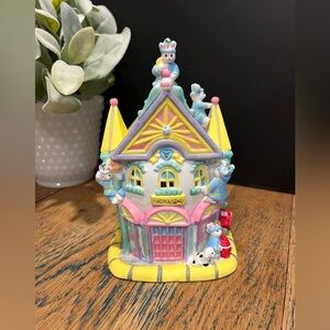 🐇 BUNNY TOWNE Firehouse – Hand-Painted Porcelain Figurine